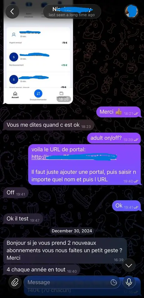 Capture d’un avis client 1