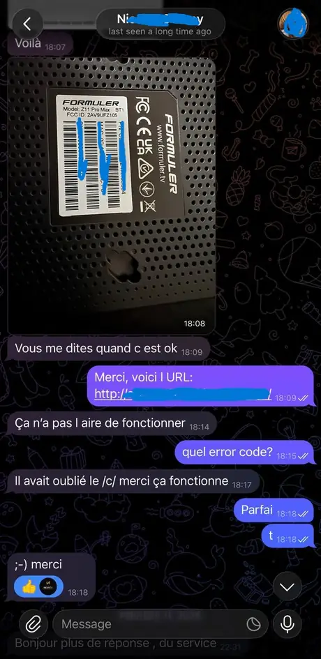 Capture d’un avis client 3