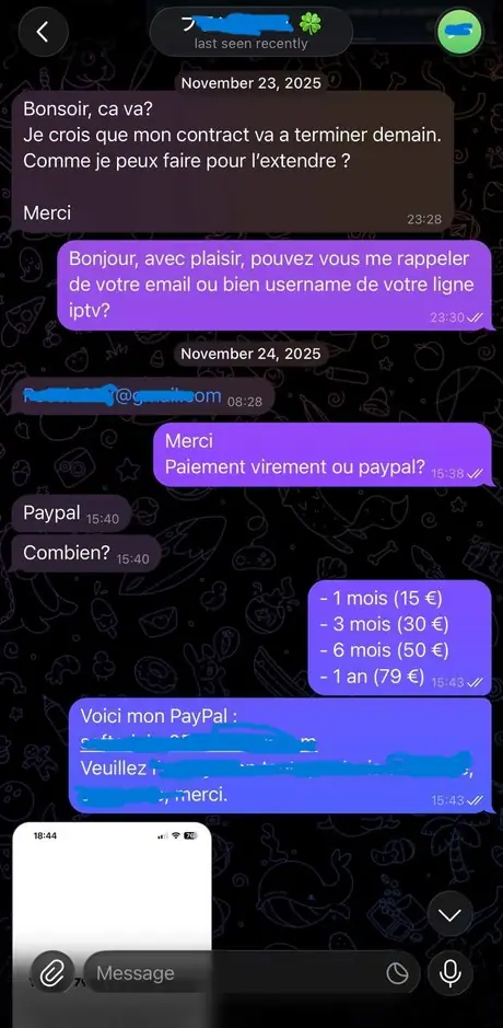Capture d’un avis client 4