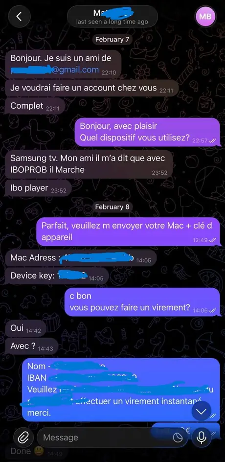 Capture d’un avis client 6