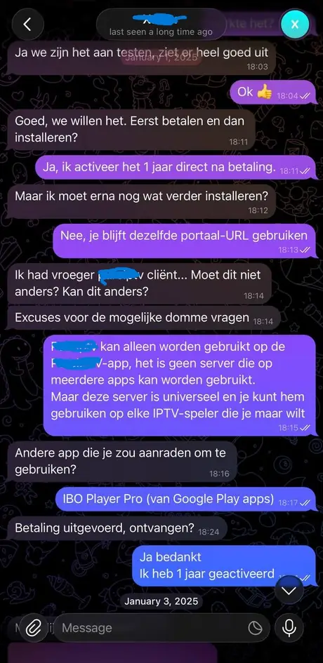 Screenshot van klantreview 2